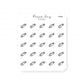 (PM066) Injection - Tiny Minimal Icon Stickers