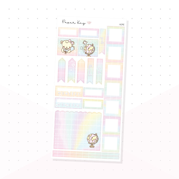 Hope Hobonichi Weeks Kit - Planner Stickers
