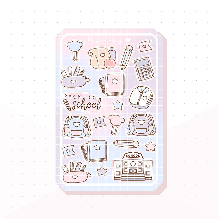 Back to School Bujo Deco Planner Stickers