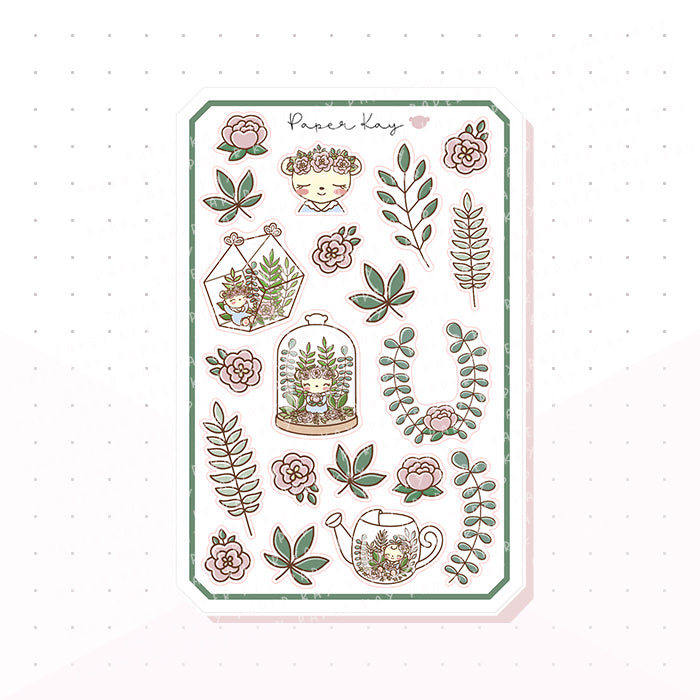 Botanical Bujo Deco Planner Stickers