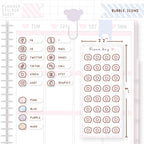 Social Media Bubble Icon Stickers