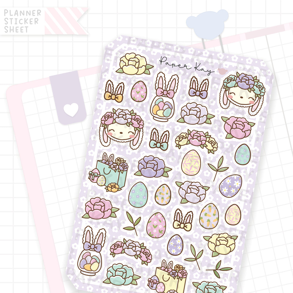 Easter Time Bujo Deco Stickers