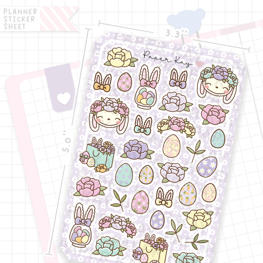Easter Time Bujo Deco Stickers