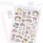 Easter Time Bujo Deco Stickers