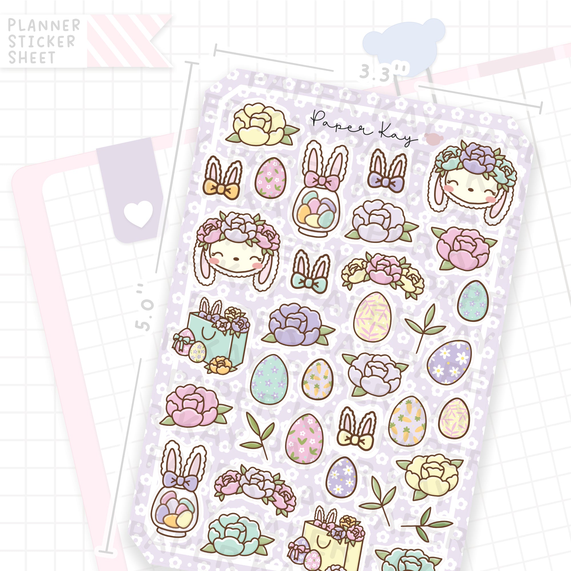 Easter Time Bujo Deco Stickers