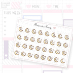 Eid Moon Date Dot Stickers