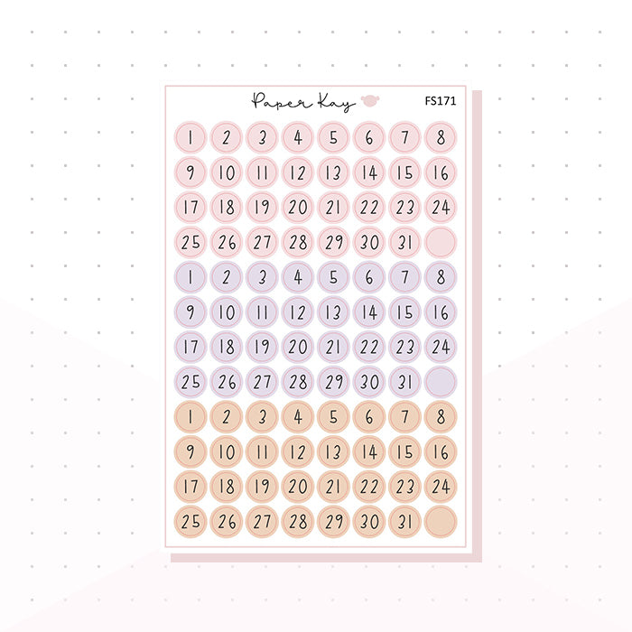 (FS171) Warm Summer Date Dots - Functional