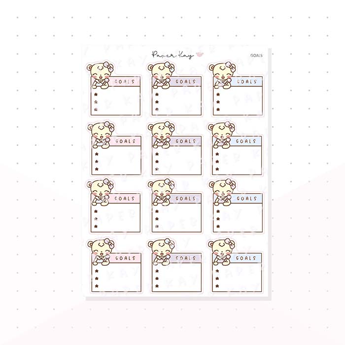 Goals - Planner Stickers