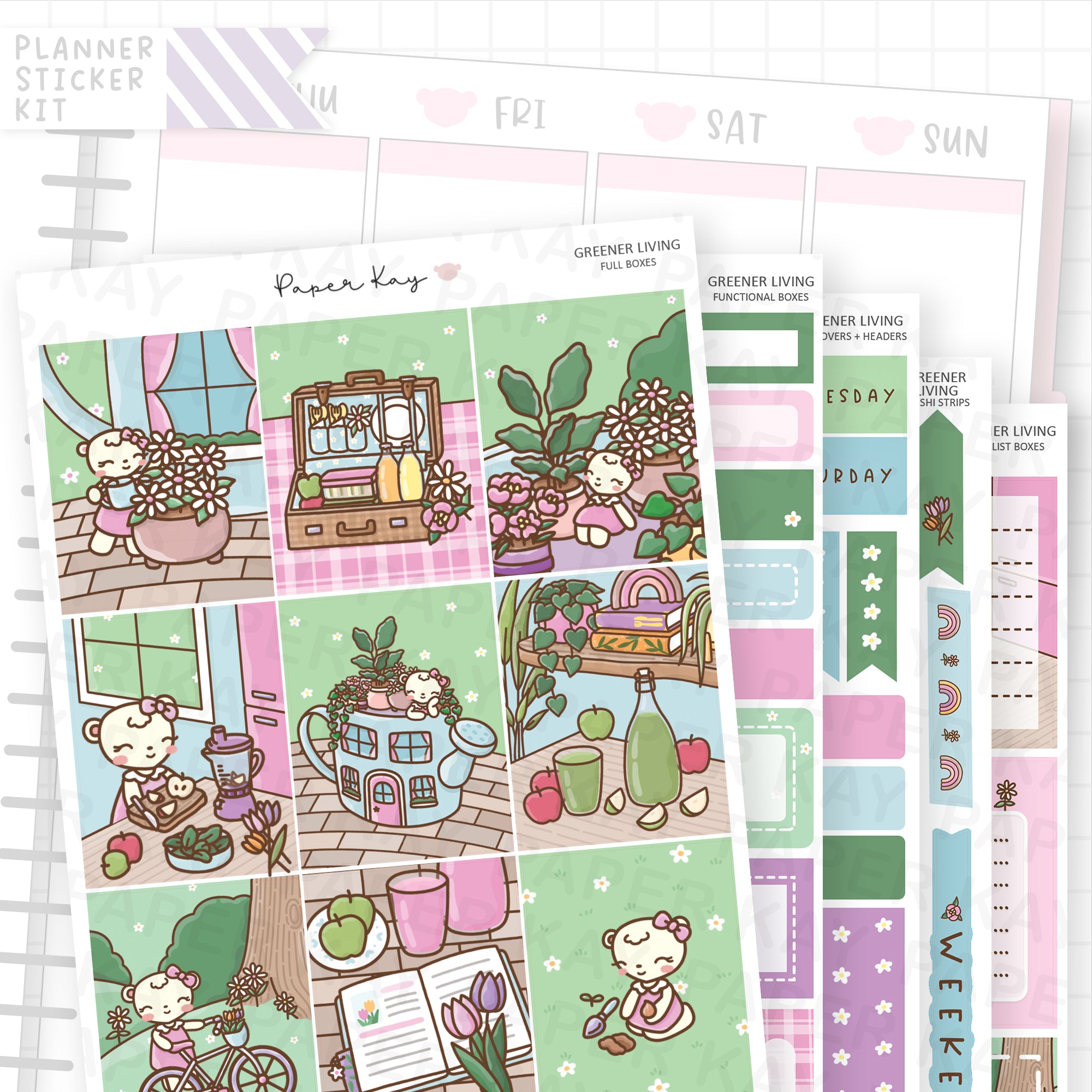 Greener Living Weekly Vertical Kit