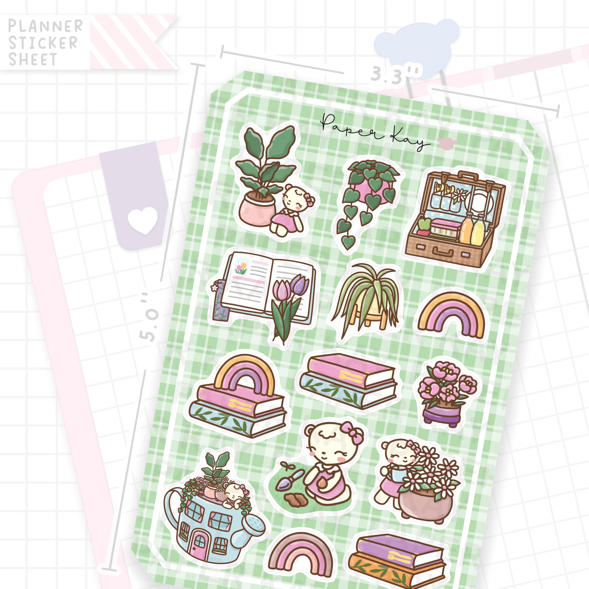 Greener Living Deco Bujo Deco Stickers