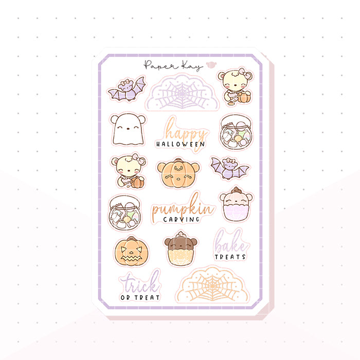 Halloween Fun Bujo Deco Planner Stickers