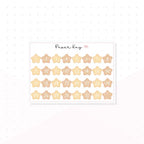 Happy Holidays Star Date Dots - Planner Stickers