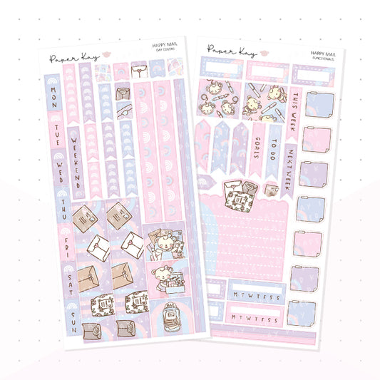 Happy Mail Hobonichi Weeks Kit - Planner Stickers