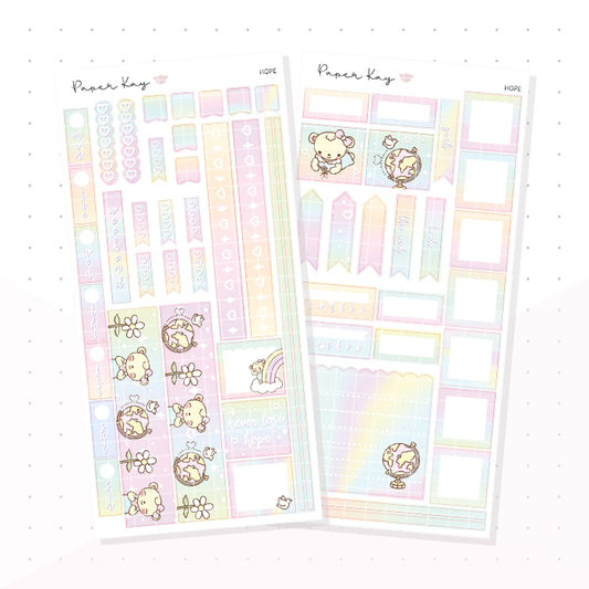 Hope Hobonichi Weeks Kit - Planner Stickers