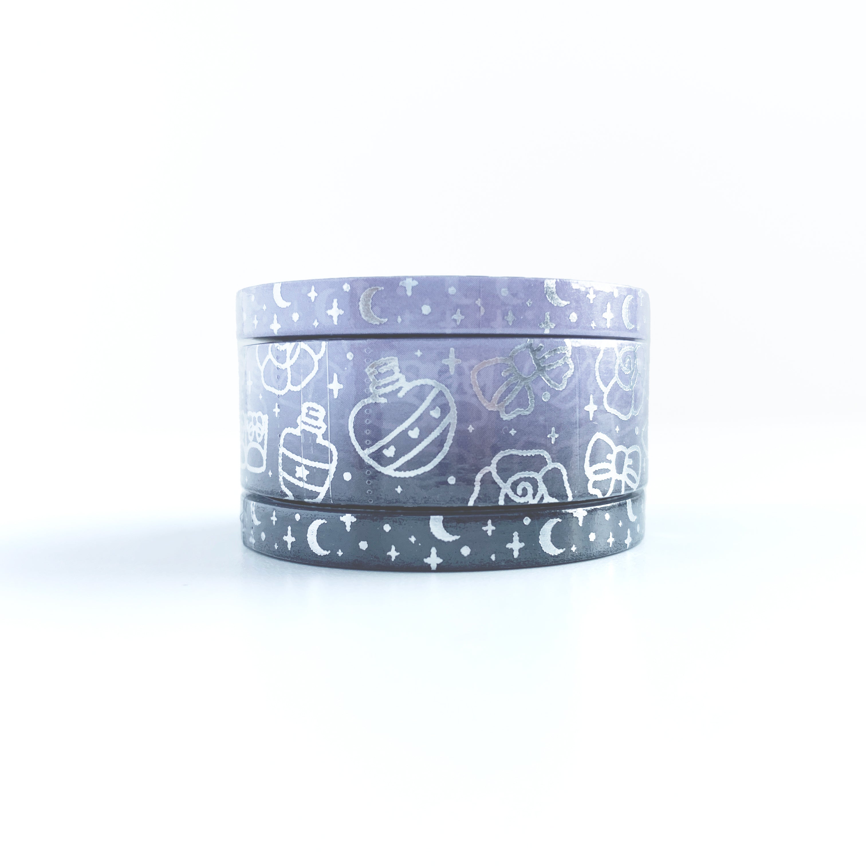 Witchy 02 Washi Tape (Set of 3) - Silver Foil