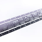Witchy 02 Washi Tape (Set of 3) - Silver Foil