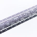 Witchy 02 Washi Tape (Set of 3) - Silver Foil