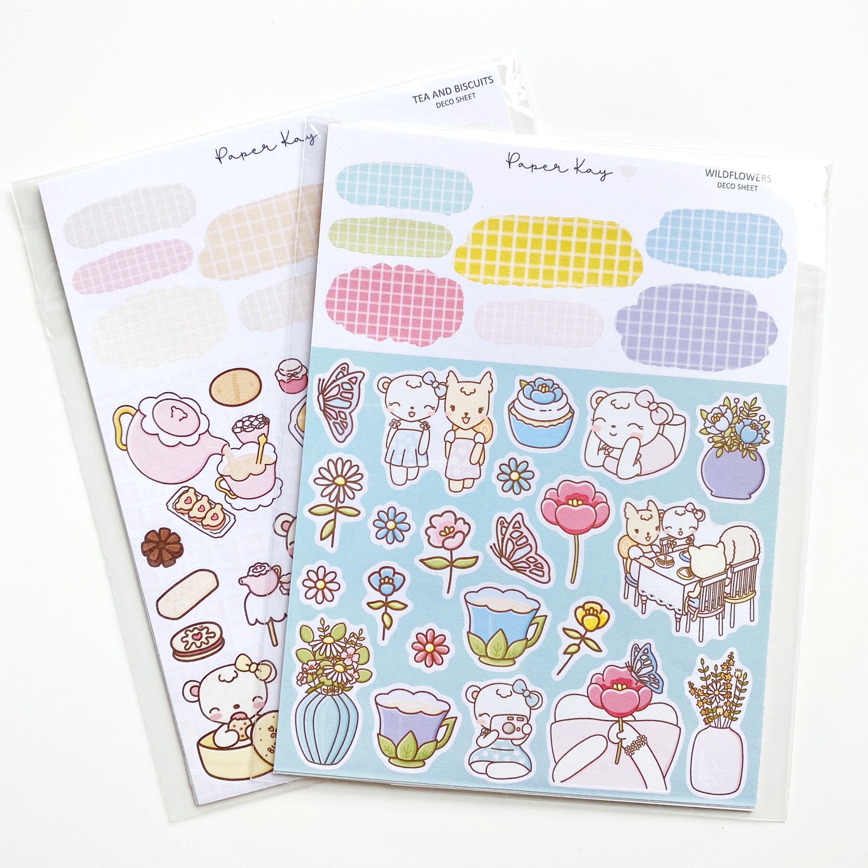 Journaling Deco Sheets Oops Pack - Removable Matt Paper