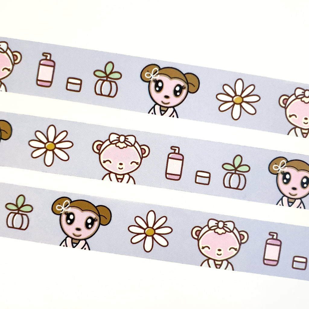 Self Care Washi Tape - Paper Kay x PlannerMonkeyCo