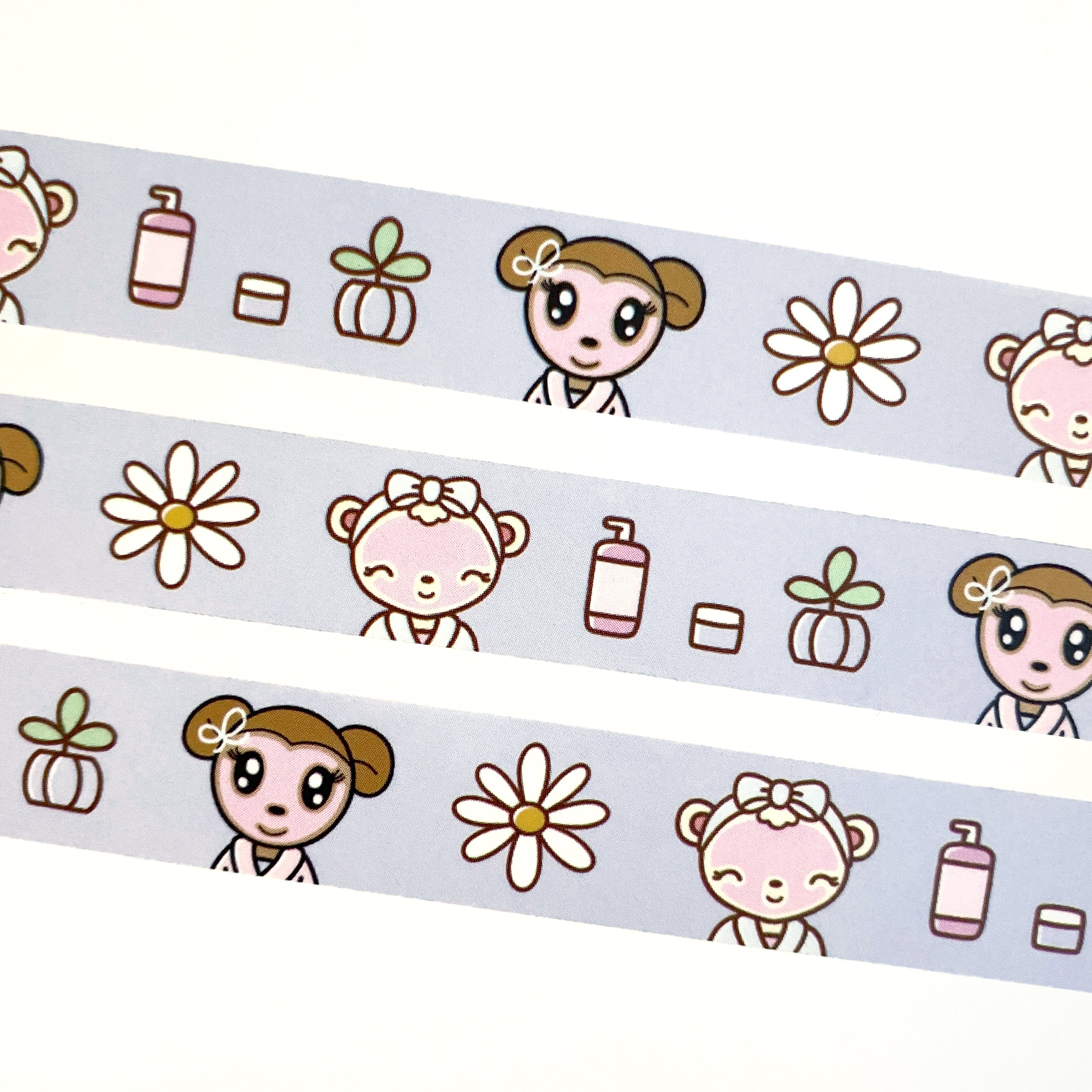 Self Care Washi Tape - Paper Kay x PlannerMonkeyCo