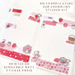 Strawberries and Cream Journaling Kit - Planner Stickers