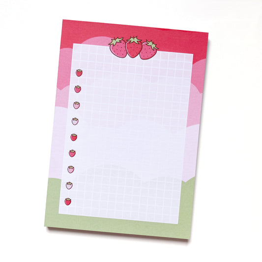 Strawberries and Cream Notepad