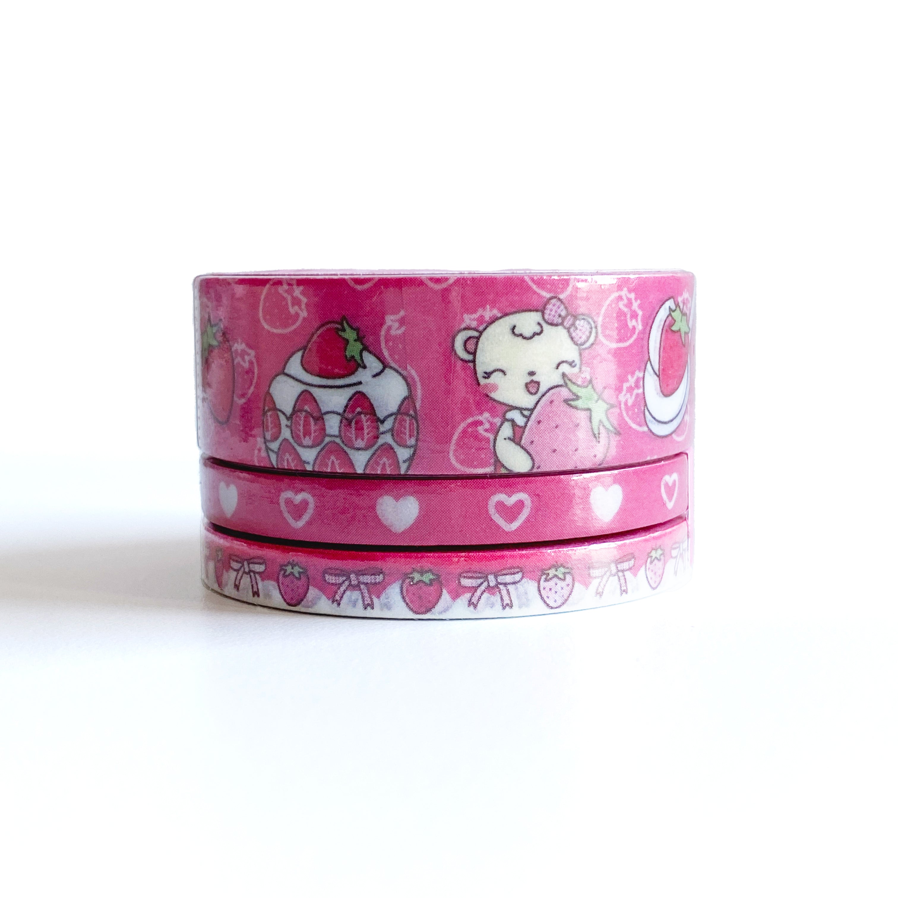 Strawberries and Cream 02 Washi Tape (Set of 3)