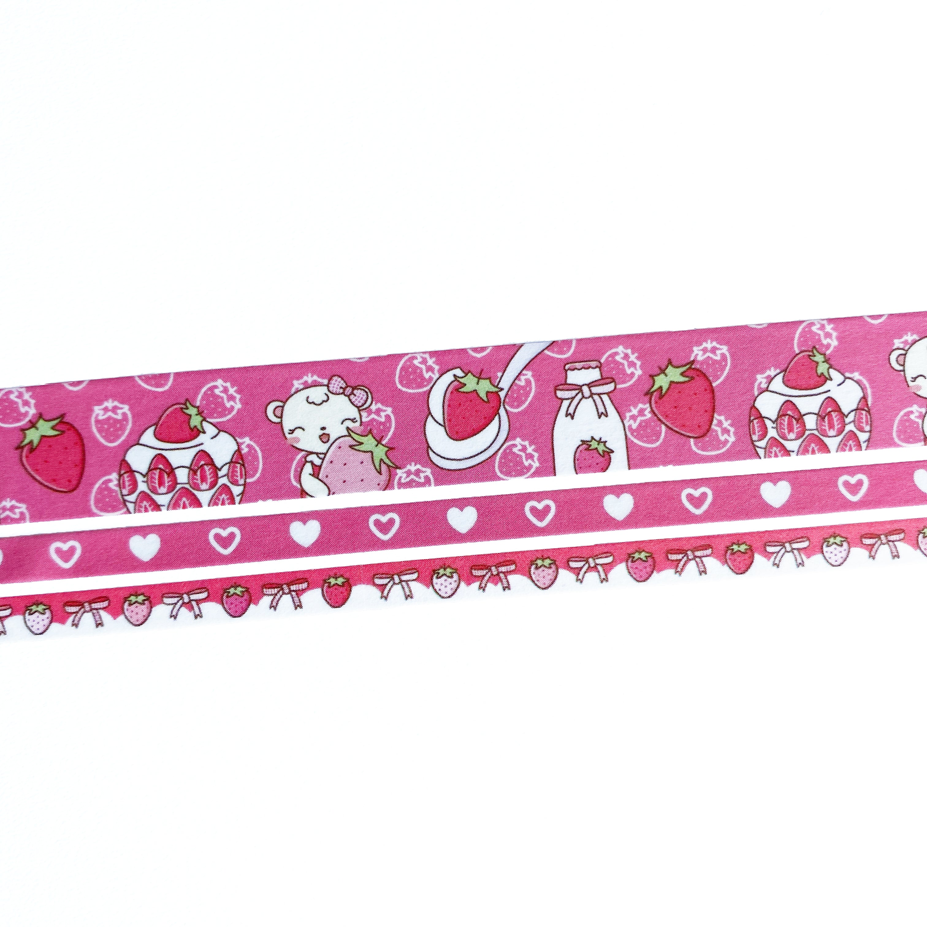Strawberries and Cream 02 Washi Tape (Set of 3)