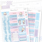 Icy Winter Hobonichi Cousin Sticker Kit