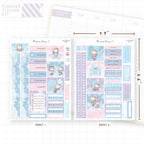 Icy Winter Hobonichi Cousin Sticker Kit