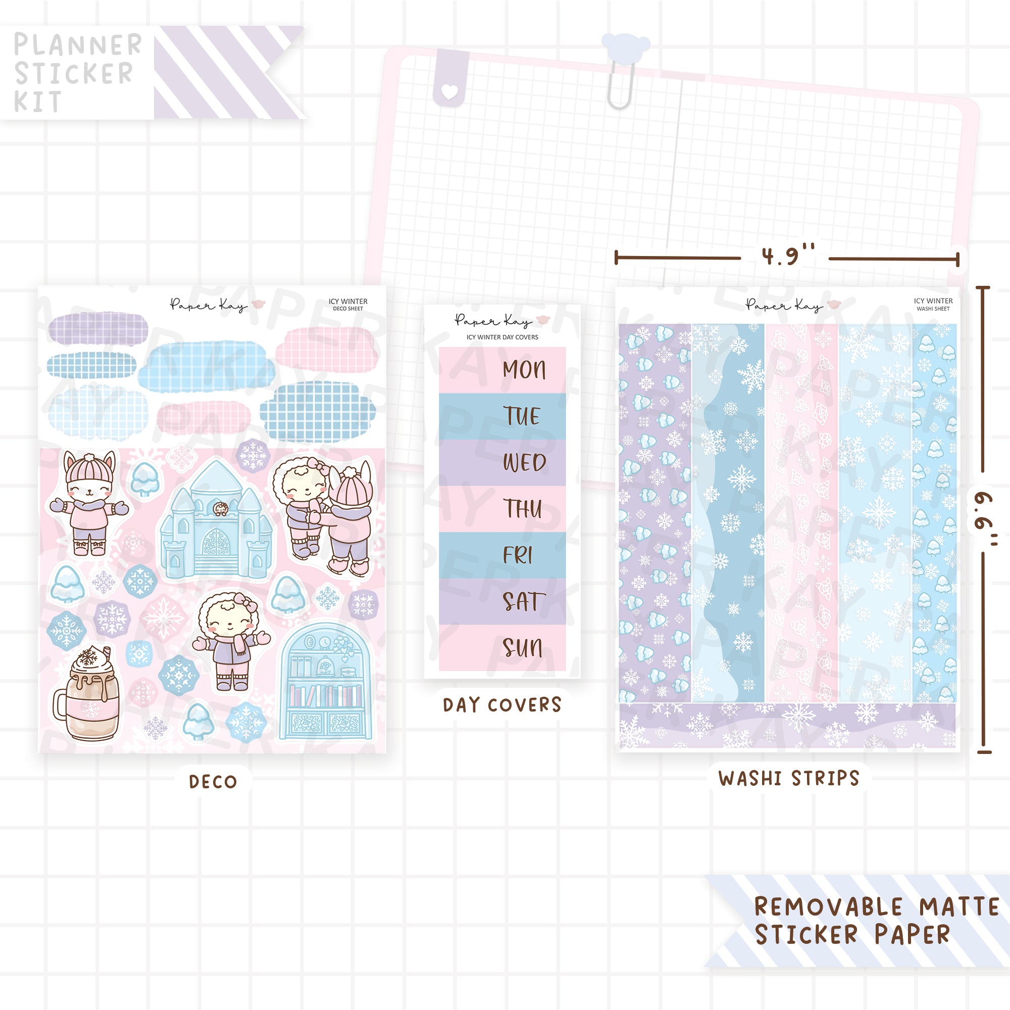 Icy Winter Journaling Kit