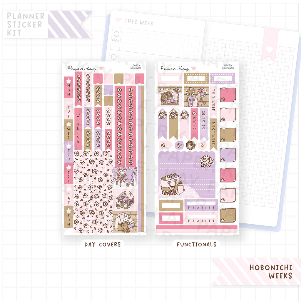 Lovely Hobonichi Weeks Sticker Kit