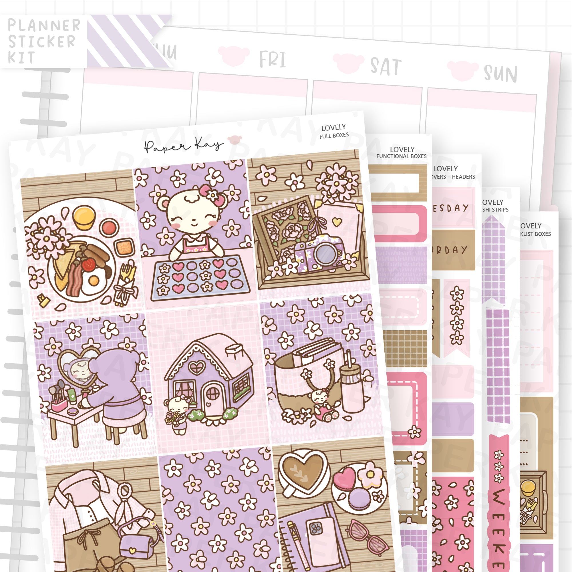 Lovely Weekly Vertical Kit