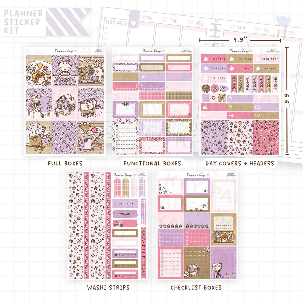 Lovely Weekly Vertical Kit
