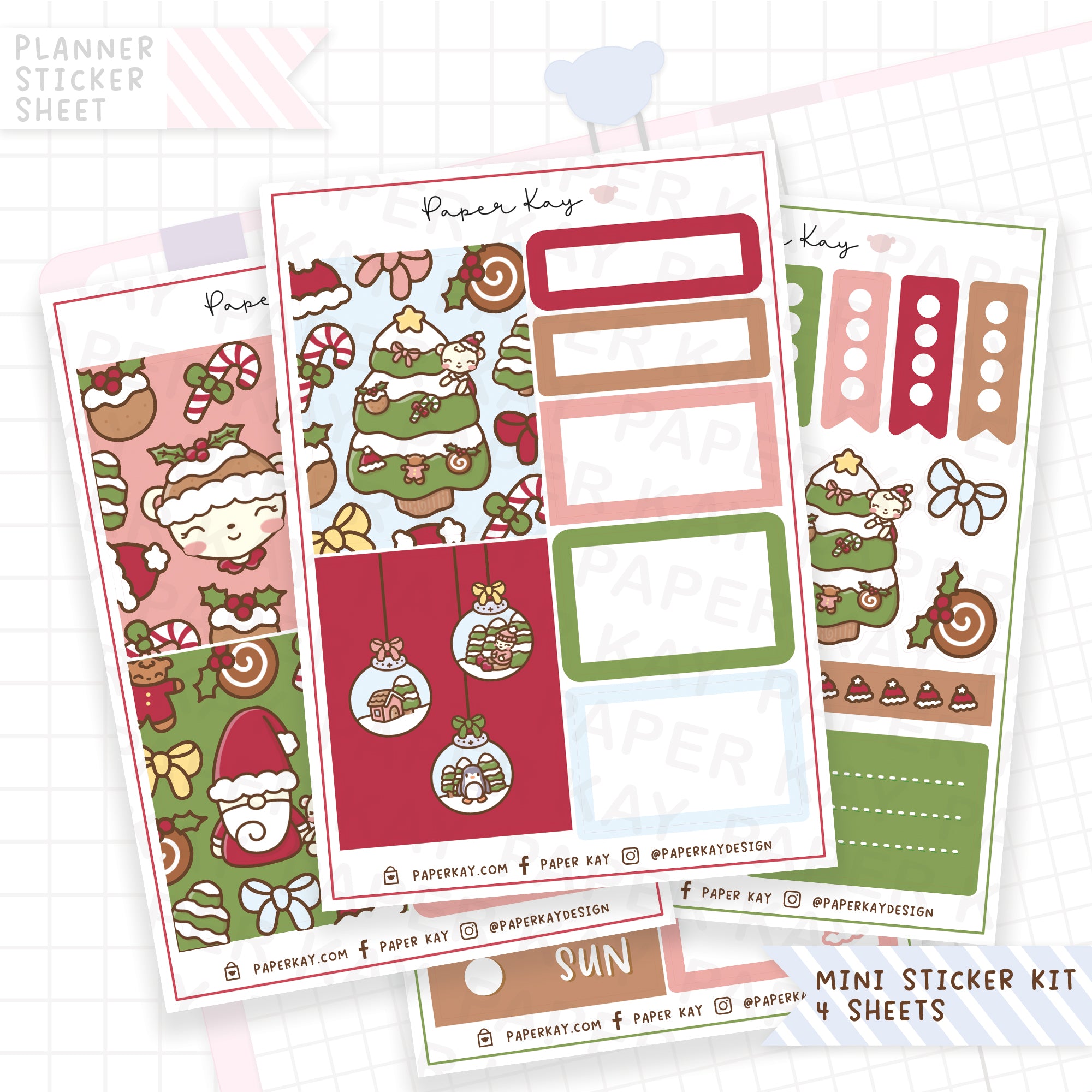 Merry Christmas Mini Vertical Kit