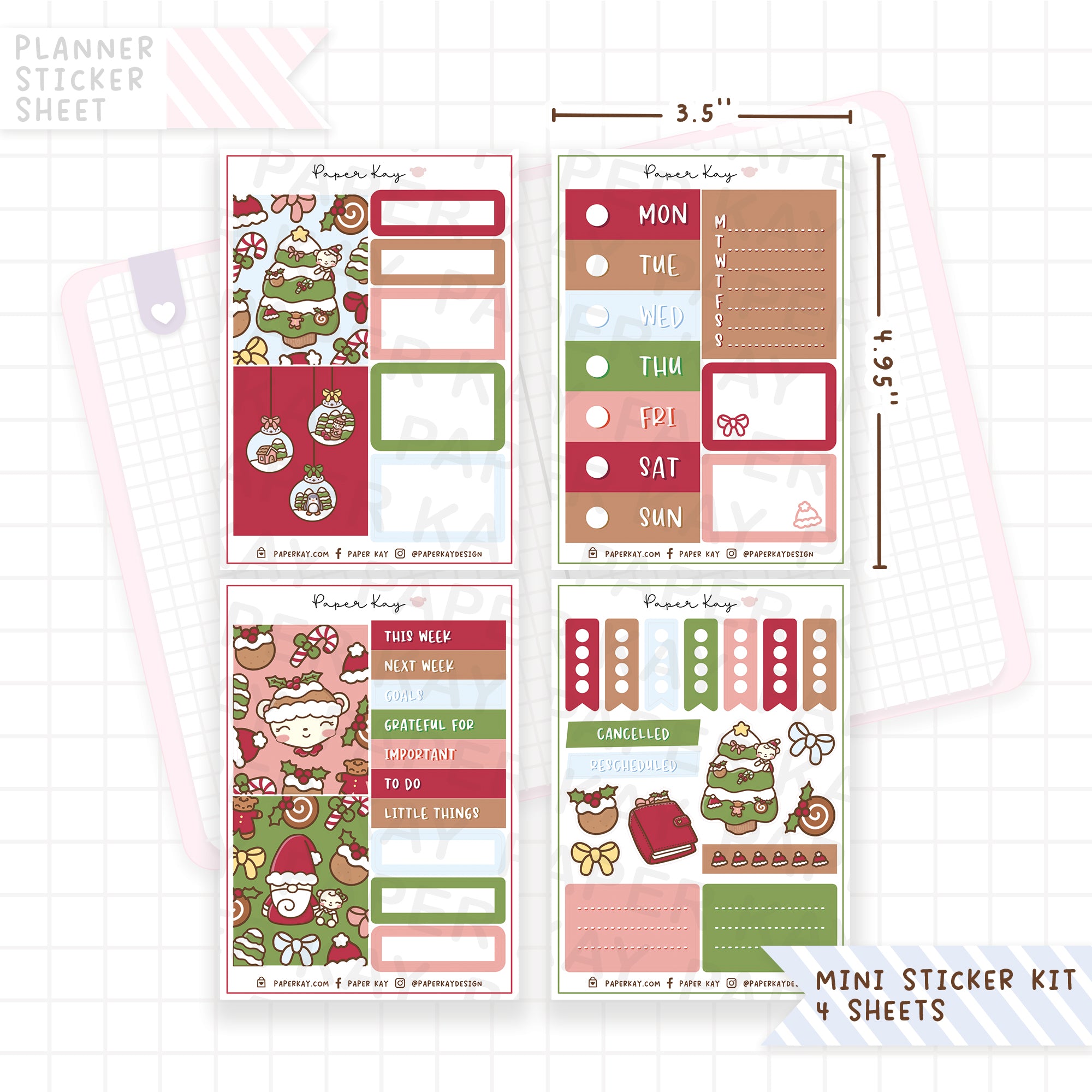Merry Christmas Mini Vertical Kit