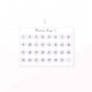 Mother's Day Daisy Date Dots - Planner Stickers