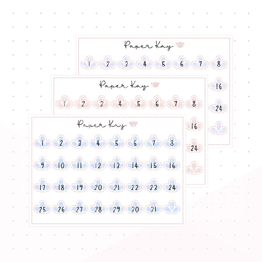 Mother's Day Date Dots - Planner Stickers