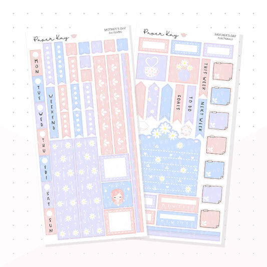 Mother's Day Hobonichi Weeks Kit - Planner Stickers