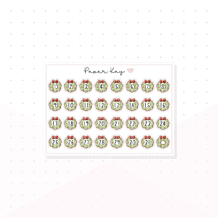 Traditional Nutcracker Date Dots - Planner Stickers