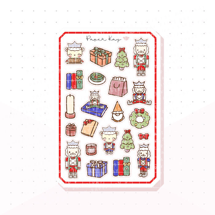 Traditional Nutcracker Bujo Deco Planner Stickers 1