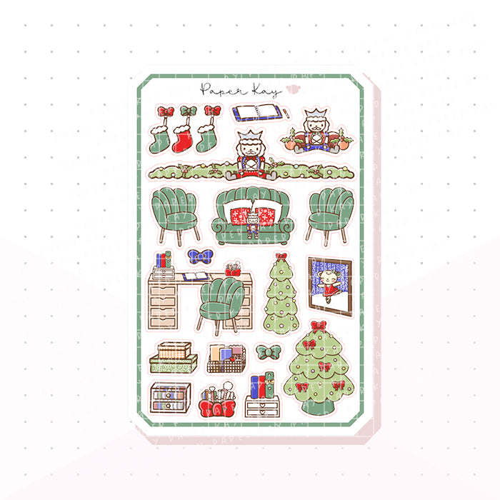 Traditional Nutcracker Bujo Deco Planner Stickers 2