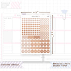 Standard Vertical Tick Boxes and Icons - Functional Stickers