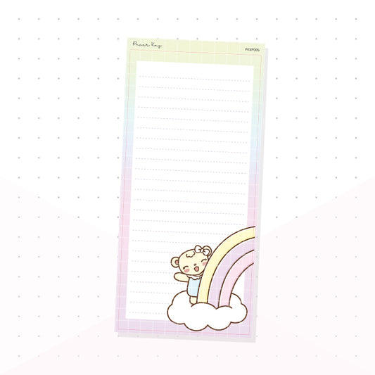 Rainbow Hobonichi Weeks Note Page - Planner Sticker