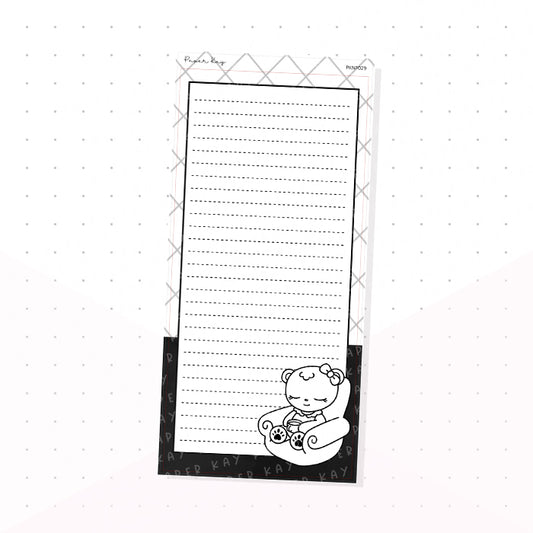 (PKNP029) Quiet Time - Keep Life Simple - Lined - Hobonichi Weeks Note Page - Planner Sticker