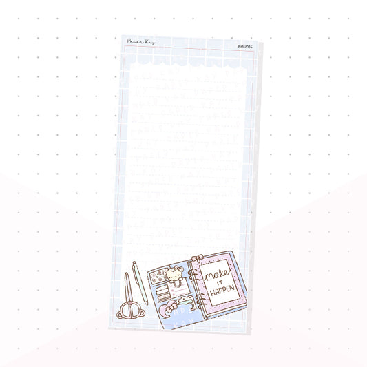 (PKNP035) Open Planner - Planner Life - Lined - Hobonichi Weeks Note Page - Planner Sticker