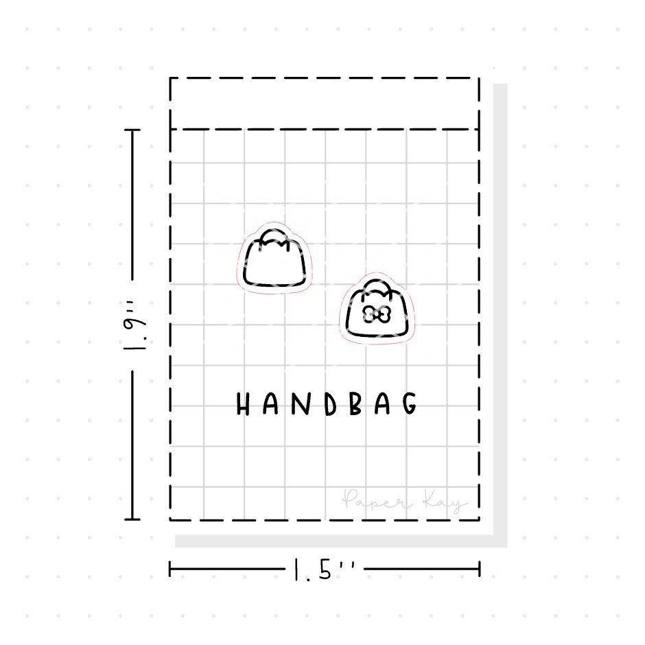(PM006) Bag - Tiny Minimal Icon Stickers