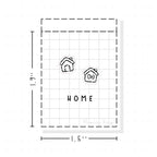 (PM011) House - Tiny Minimal Icon Stickers