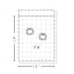 (PM017) Television / TV - Tiny Minimal Icon Stickers