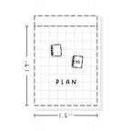 (PM067) Rings/Disc Planner - Tiny Minimal Icon Stickers